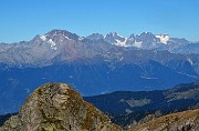 70 Zoom sul Pizzo Trona in primo piano, Disgrazia e gruppo del Bernina sullo sfondo